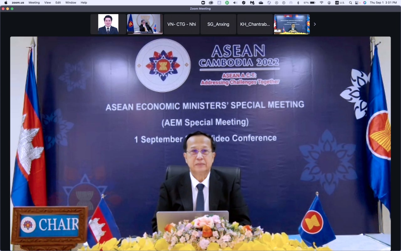 រដ្ឋមន្រ្តីសេដ្ឋកិច្ចអាស៊ាននឹងជំរុញកិច្ចព្រមព្រៀងតំបន់ពាណិជ្ជកម្មសេរីអាស៊ាន-អូស្ត្រាលី-នូវែលសេឡង់ ឱ្យបញ្ចប់តាមពេលវេលា​ដែលបានកំណត់